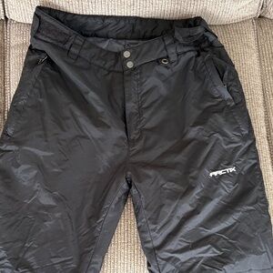 Arctix Black Men's Athletic Shorts with Snap Waist